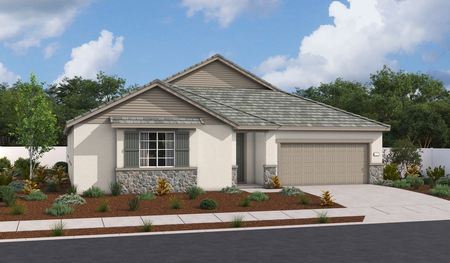 Elevation C of the Paige floor plan