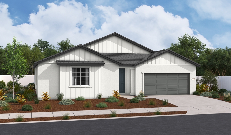 Elevation B of the Paige floor plan
