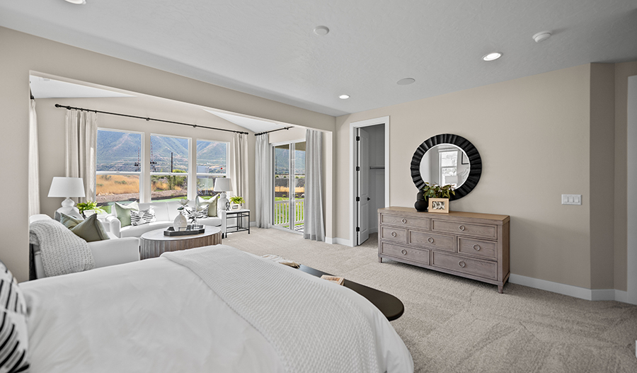 Bedroom of the Helena floor plan