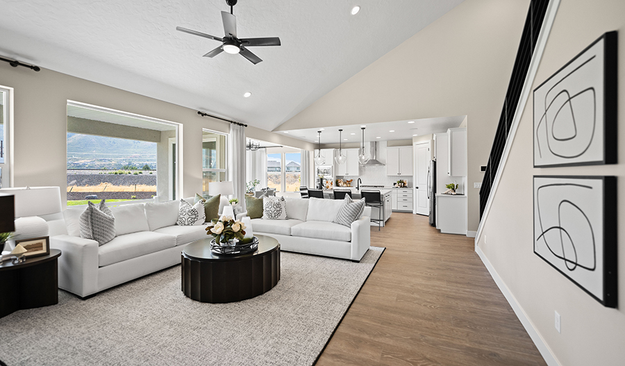 Great Room of the Helena floor plan