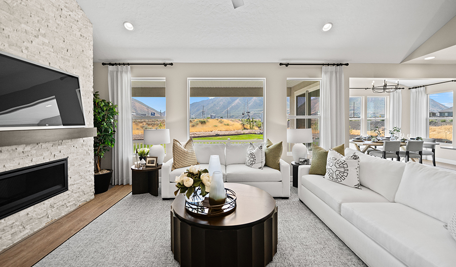 Great Room of the Helena floor plan