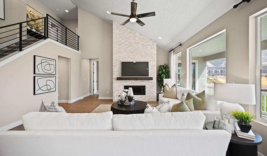 Great Room of the Helena floor plan