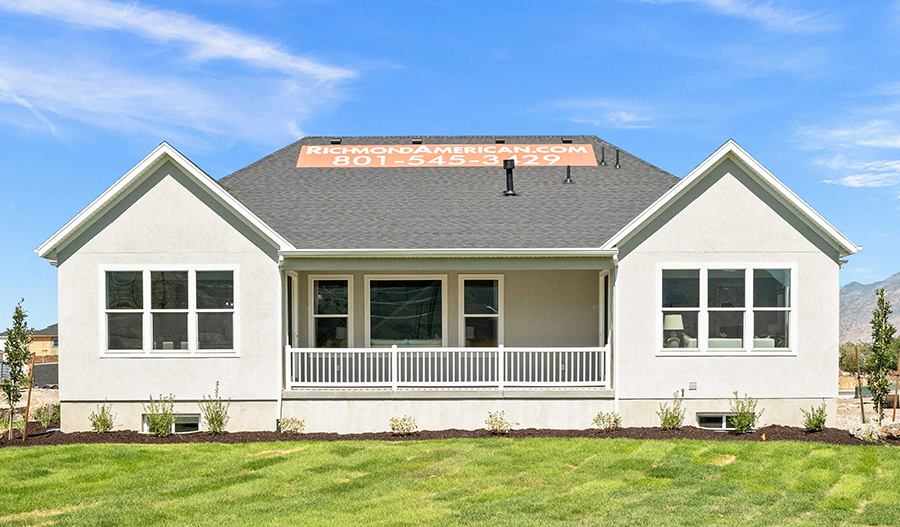 Rear Exterior of the Helena floor plan