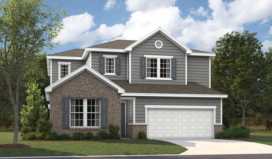 Elevation A of the Dupont floor plan