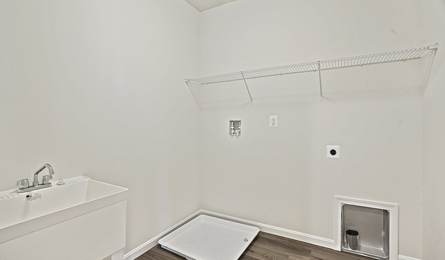 Laundry Room of the Melody floor plan