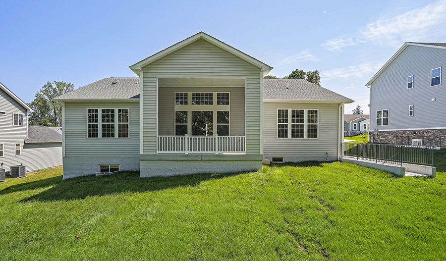 Rear Exterior  of the Melody floor plan