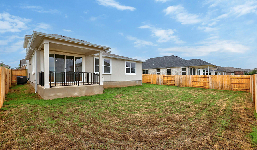 Rear Exterior of the Elderberry floor plan