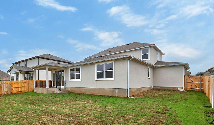Rear Exterior of the Elderberry floor plan