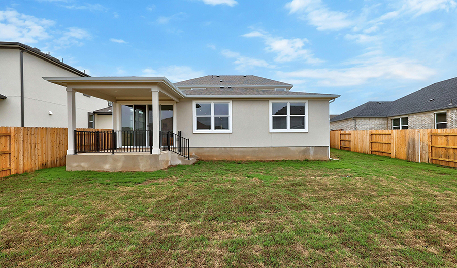 Rear Exterior of the Elderberry floor plan