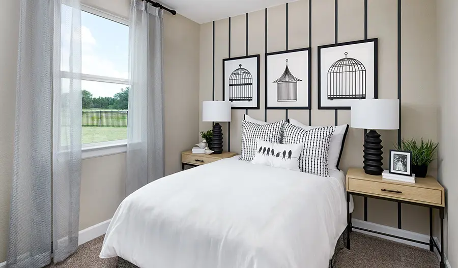 Bedroom Bedroom of the Pewter floor plan