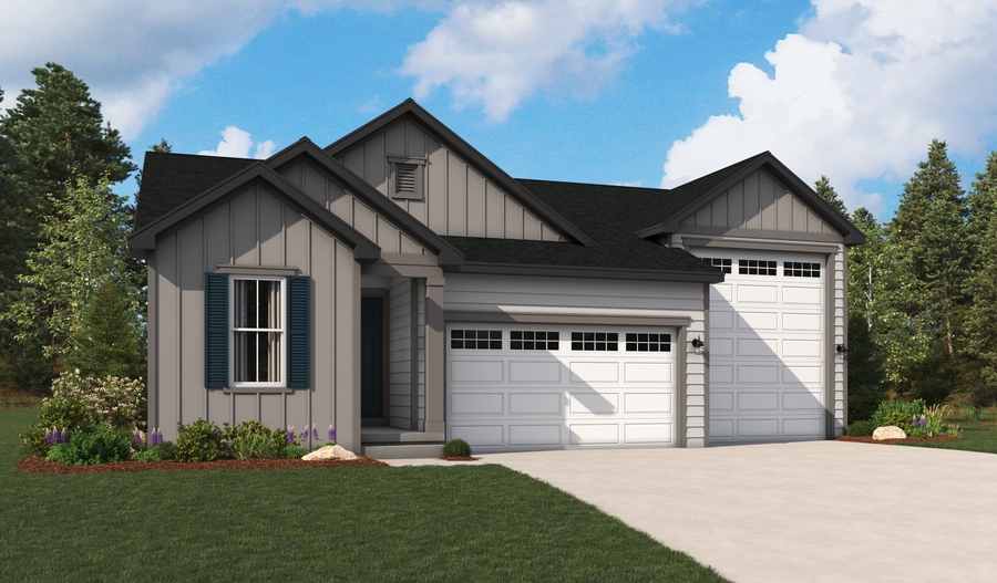 Elevation C of the Pewter floor plan