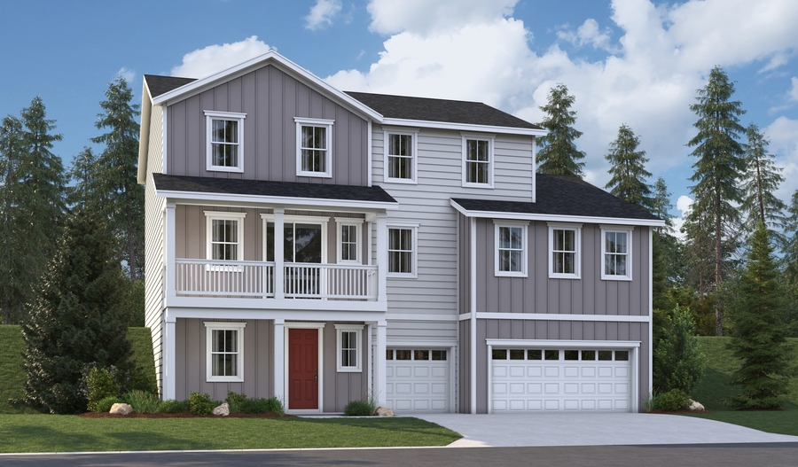 Elevation P of the Orlando floor plan