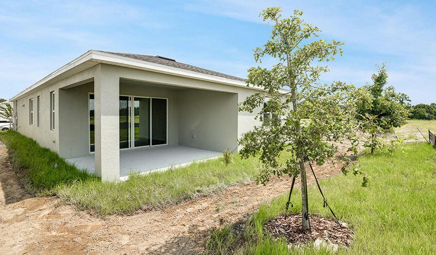 Rear Exterior of the Ruby floor plan