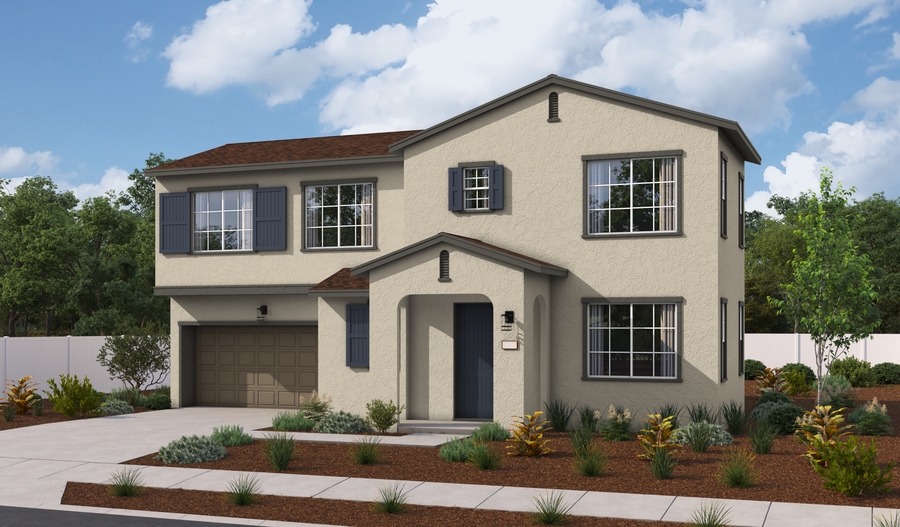 Elevation A of the Newbridge floor plan
