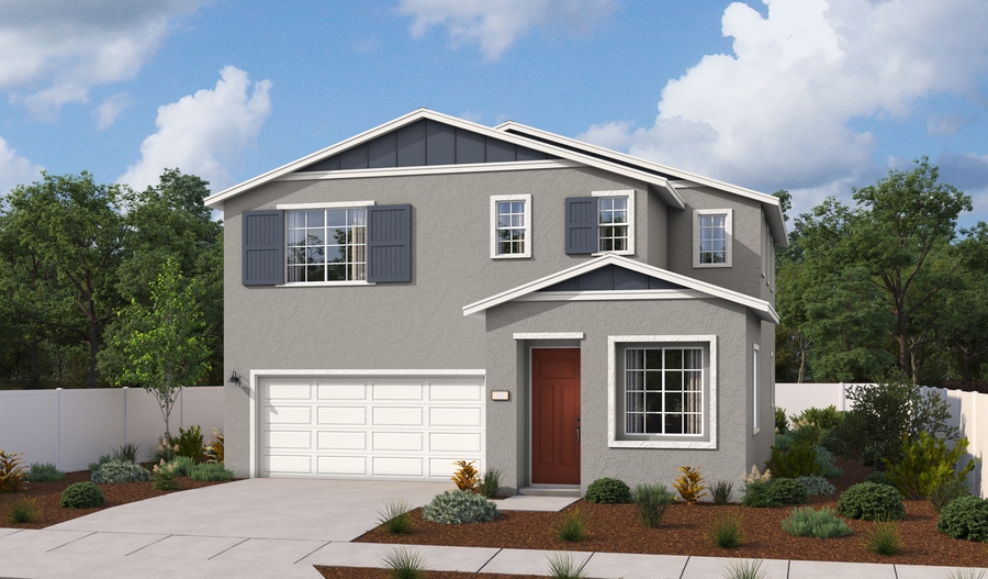 Elevation C of the Ballard floor plan