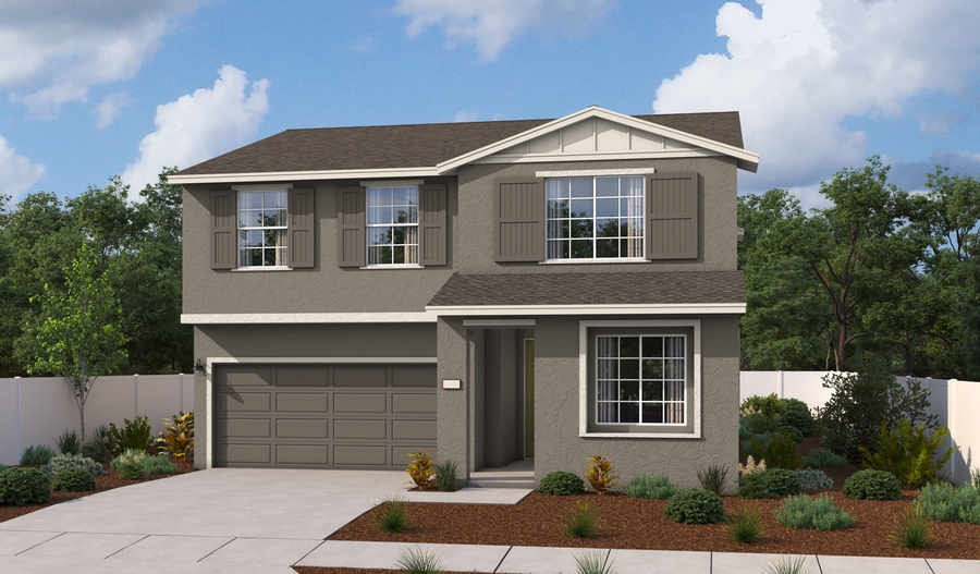 Elevation C of the Barbara floor plan