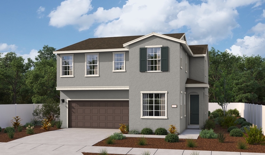 Elevation A of the Bastian floor plan