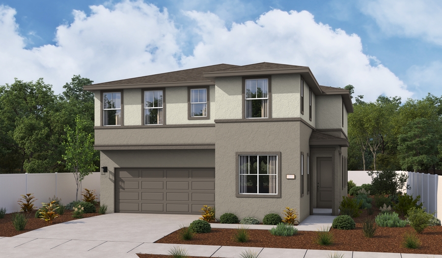 Elevation B of the Bastian floor plan