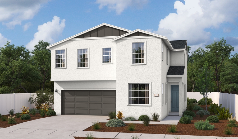 Elevation C of the Bastian floor plan