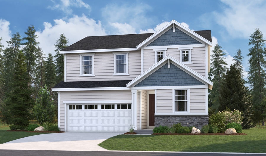 Elevation Q of the Pearl floor plan