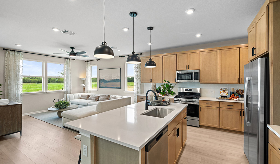 Kitchen of the Copper floor plan