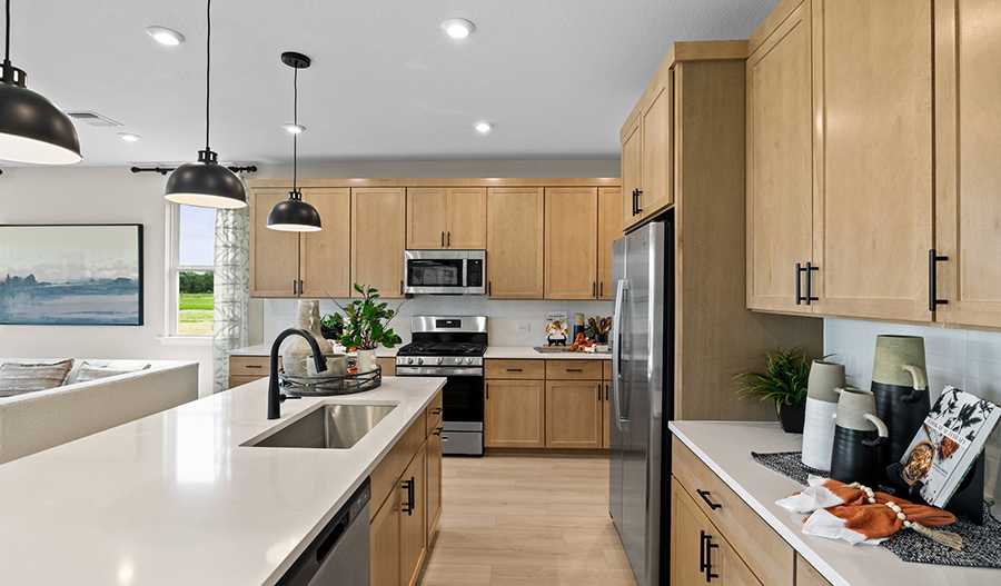 Kitchen of the Copper floor plan