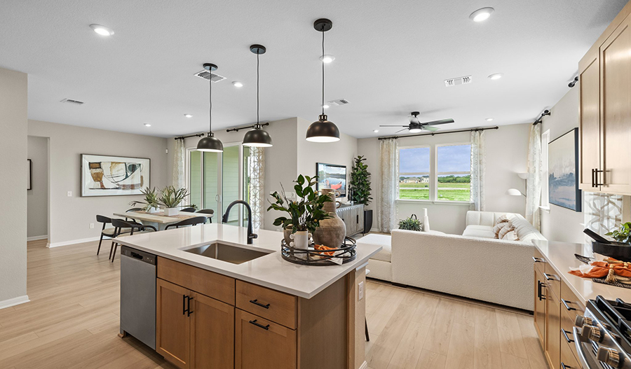 Kitchen of the Copper floor plan