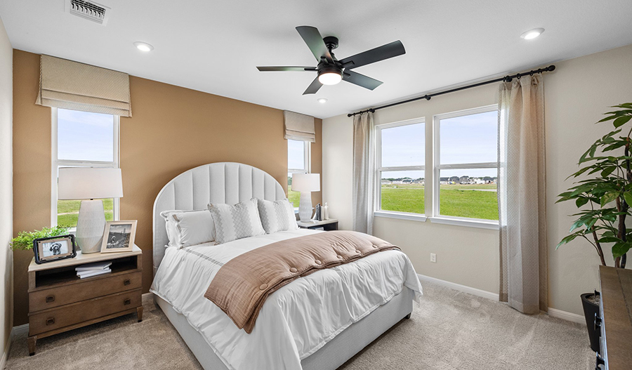 Bedroom of the Copper floor plan
