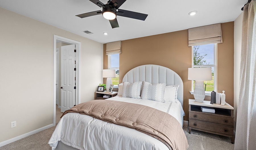 Bedroom of the Copper floor plan