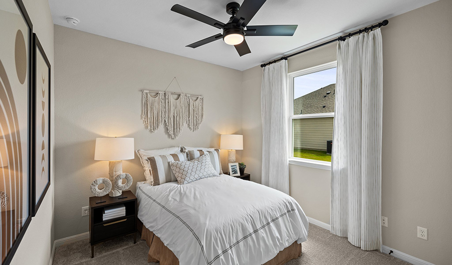 Bedroom of the Copper floor plan