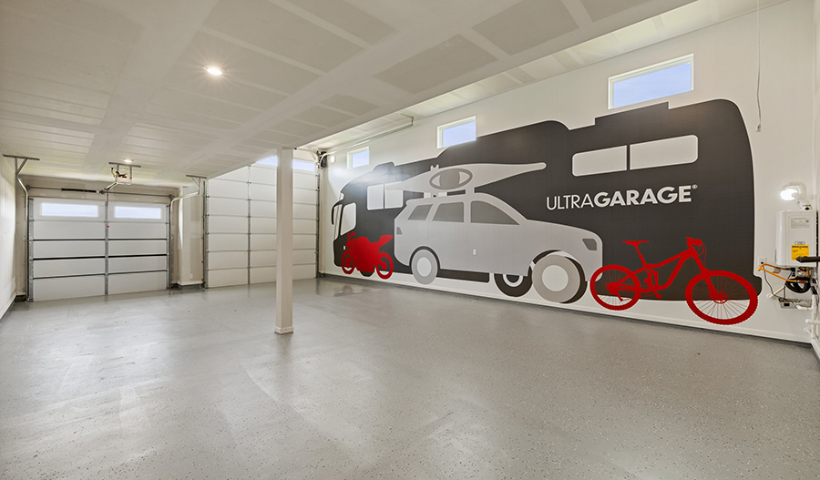 Garage of the Copper floor plan