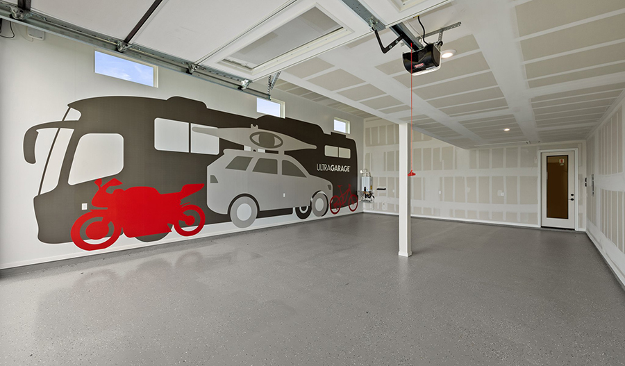 Garage of the Copper floor plan