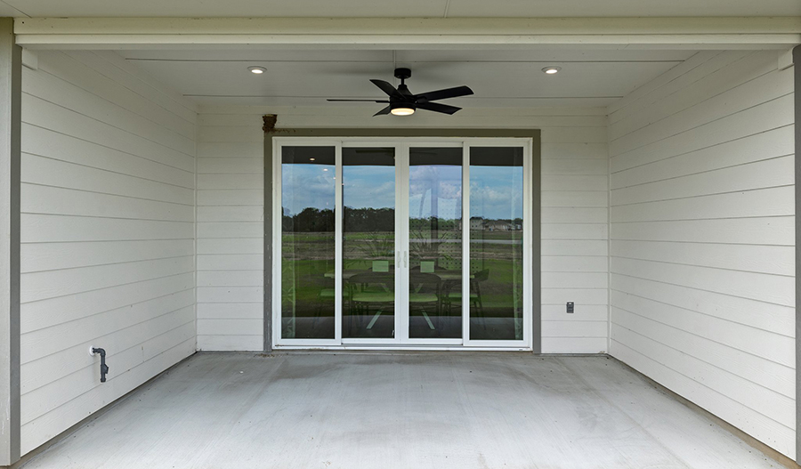 Rear Exterior of the Copper floor plan