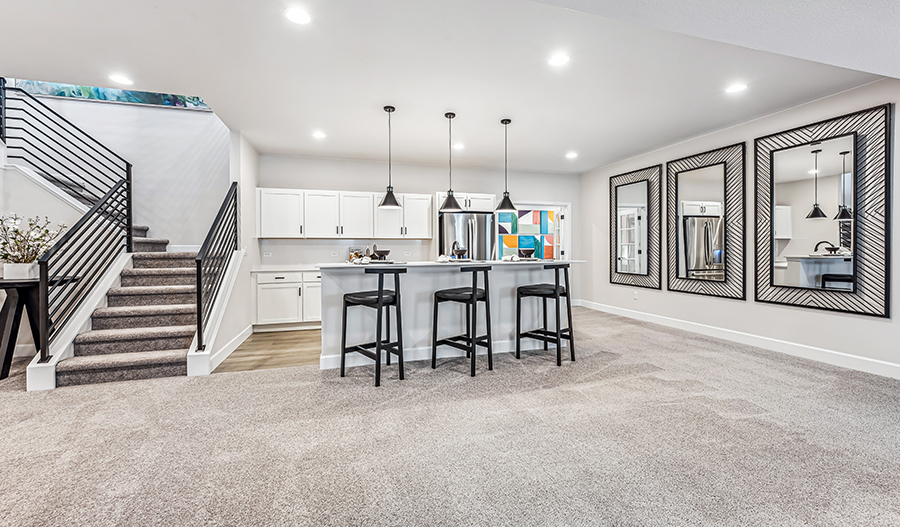 Basement of the Pinecrest floor plan