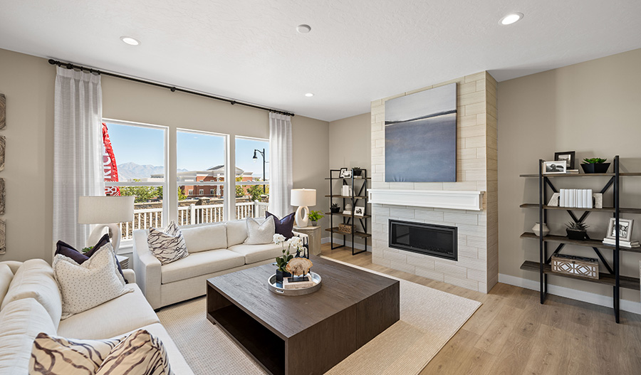 Great Room of the Harmon floor plan