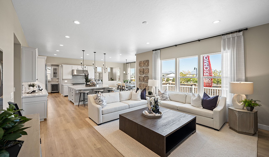 Great Room of the Harmon floor plan