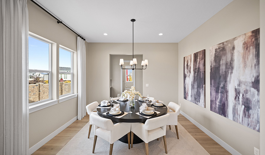 Dining Area of the Harmon floor plan