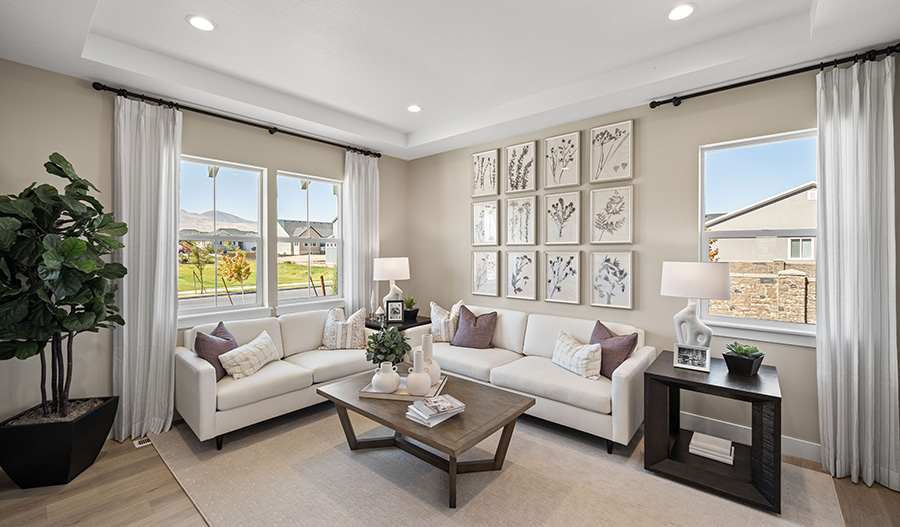 Living Room of the Harmon floor plan