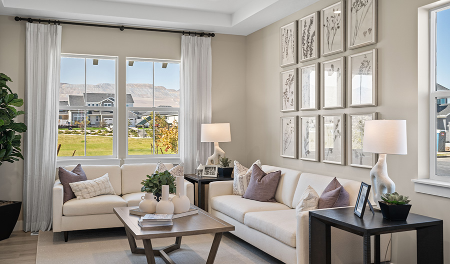 Living Room of the Harmon floor plan