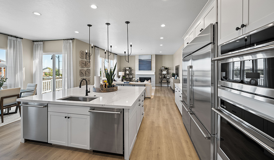 Kitchen of the Harmon floor plan