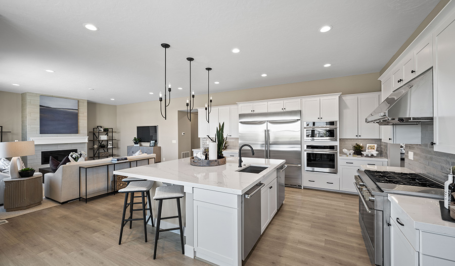 Kitchen of the Harmon floor plan