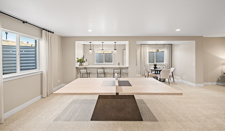 Basement of the Harmon floor plan