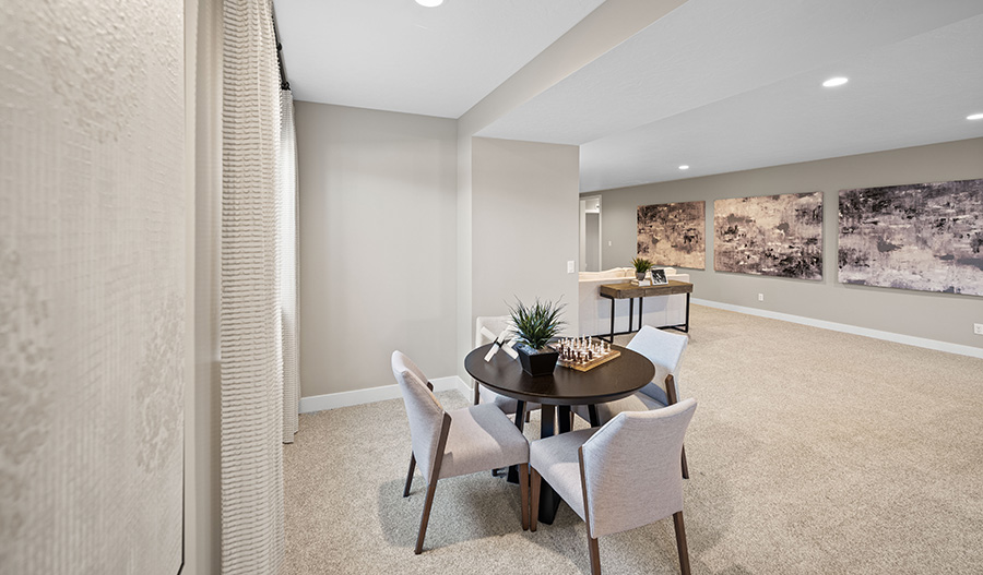 Basement of the Harmon floor plan