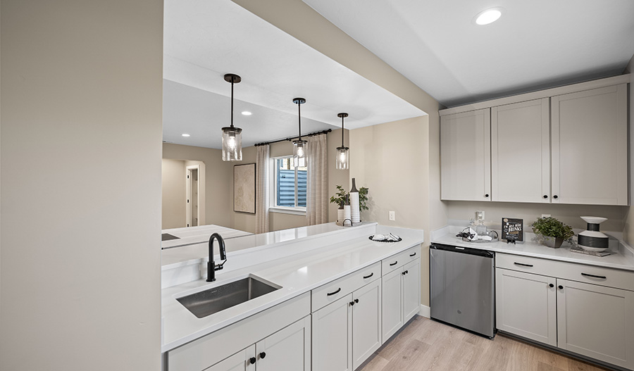 Kitchen of the Harmon floor plan