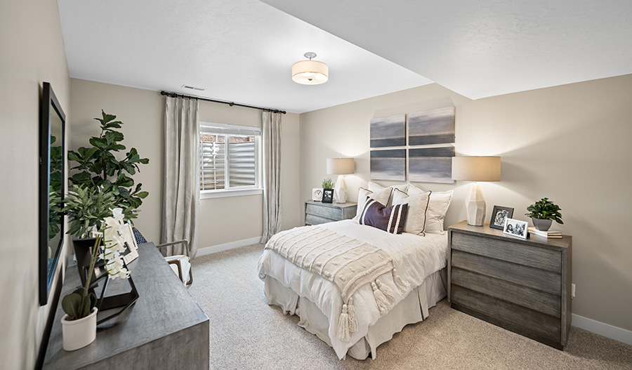 Bedroom of the Harmon floor plan