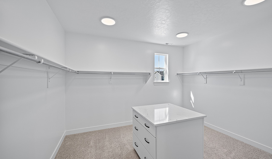Closet of the Harmon floor plan