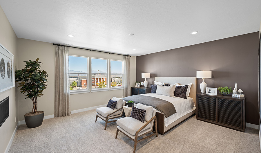 Bedroom of the Harmon floor plan