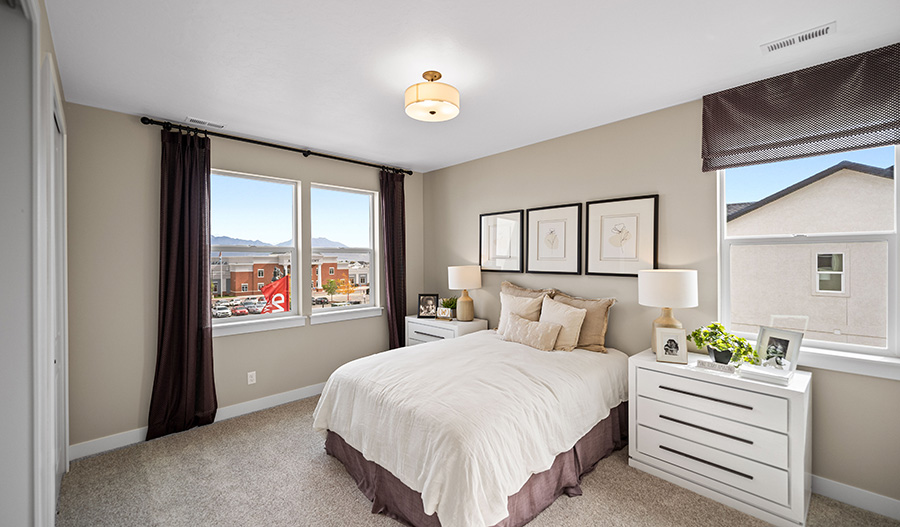 Bedroom of the Harmon floor plan