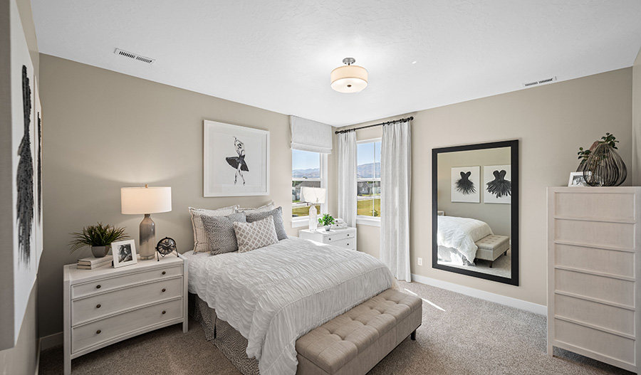 Bedroom of the Harmon floor plan