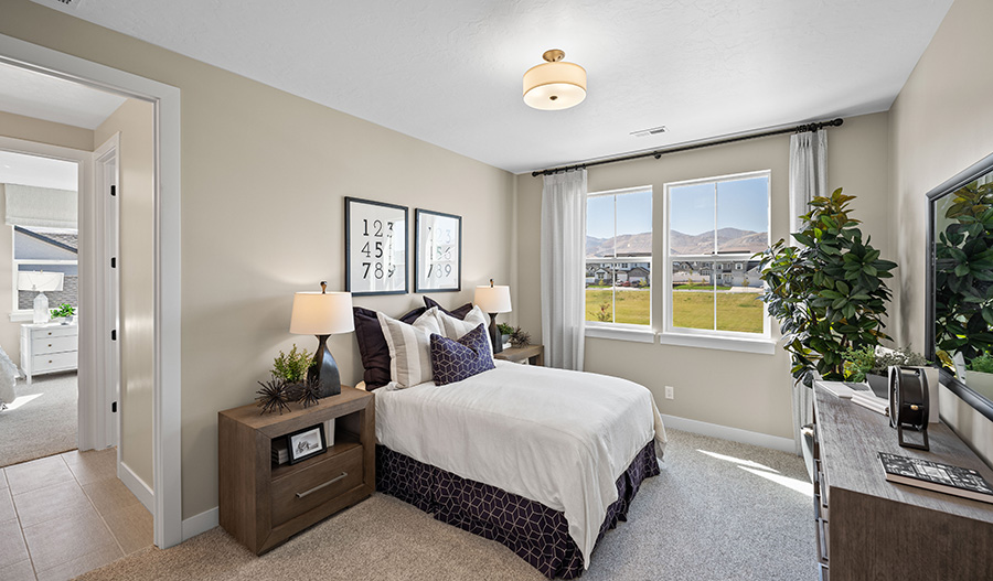 Bedroom of the Harmon floor plan